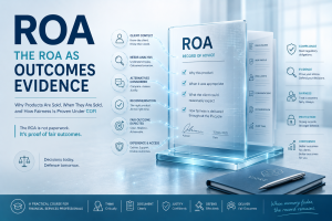 record of advice as outcomes evidence
